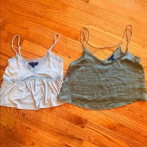 Set of two XS Aeropostale night tank tops